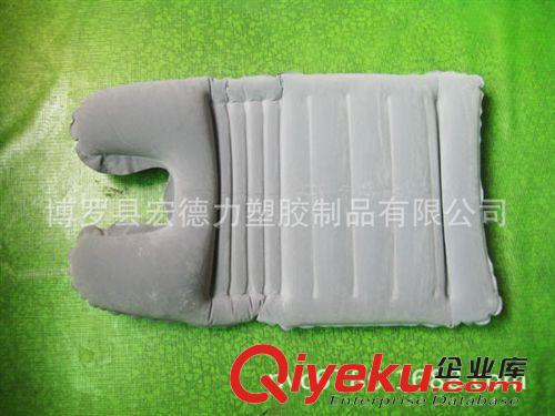 充氣枕 旅行三寶 內(nèi)膽 新款充氣開車休息枕頭，戶外脊椎護(hù)頸枕頭原始圖片3