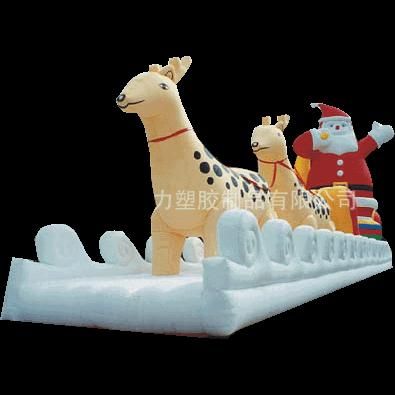 充氣模型 廠家供應(yīng)PVC充氣手拉車，充氣汽車模型，PVC玩具