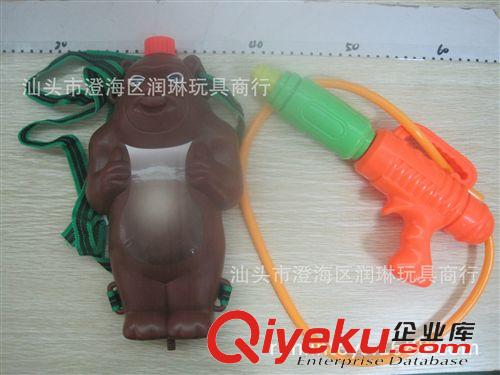 游泳池/戲水玩具 【潤琳玩具】熊背包水槍 夏日沙灘泳池戲水噴水兒童玩具原始圖片3