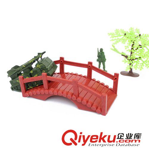 2014年新品 拱形大橋 軍事jd訓(xùn)練基地場景組件  心理沙盤配件模型兒童玩具