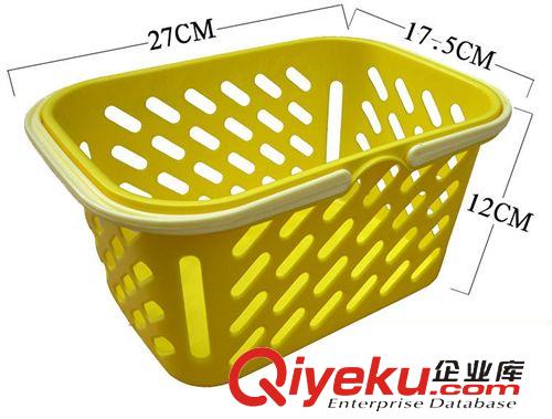 一件代發(fā) 塑料手提小籃子 玩具收納筐公園釣魚(yú) 兒童購(gòu)物水果籃 廠家批發(fā)原始圖片3