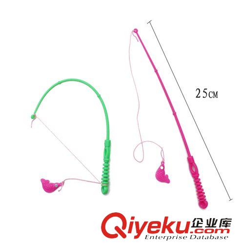 釣魚玩具 25cm小號簡易磁性釣魚竿 兒童夏天戲水玩具 六一節幼兒園贈品禮物原始圖片2