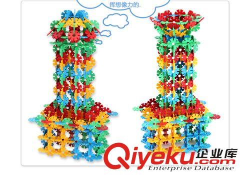 益智玩具 130片雪花片拼插積木幼兒園小朋友圣誕節(jié)兒童禮物禮品游戲玩具原始圖片3