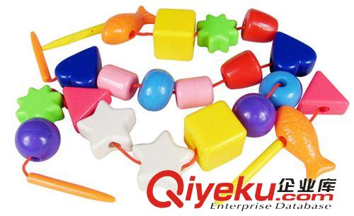 嬰幼兒玩具 大號串珠穿珠子20粒 嬰幼兒益智力玩具 廠家直銷批發(fā)小額混批貨源原始圖片2