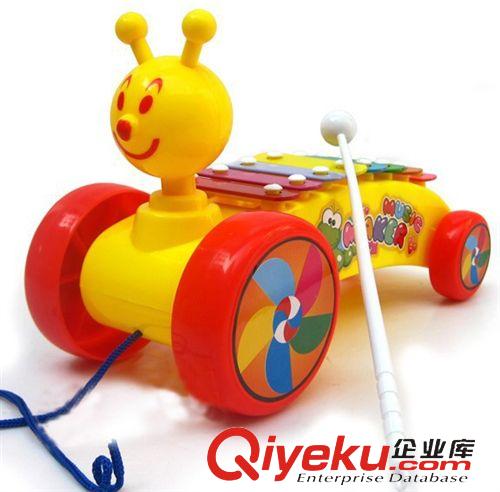 嬰幼兒玩具 蜜蜂拖車(chē)敲琴八音 嬰幼兒益智早教音樂(lè)玩具 廠家直銷(xiāo)批發(fā)小額混批原始圖片2