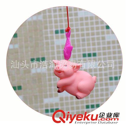 小商品 釣魚玩具搪膠捏捏響動物寶寶洗澡戲水夜市地攤熱銷廠家直銷批發原始圖片3