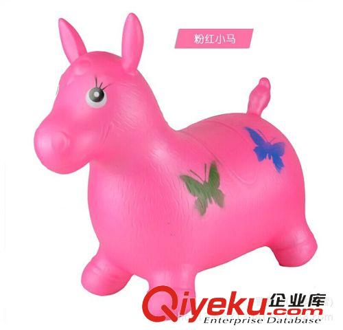 充氣PVC玩具球系列 新料普通跳跳馬 充氣玩具 加厚音樂彩繪跳跳馬 兒童充氣玩具批發(fā)原始圖片2