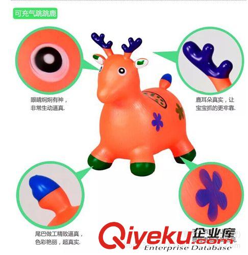 充氣PVC玩具球系列 新料普通跳跳馬 充氣玩具 加厚音樂彩繪跳跳馬 兒童充氣玩具批發(fā)原始圖片3