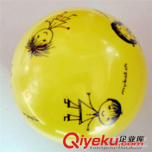 充氣玩具系列 2014新品爆款 兒童充氣PVC玩具 小黃人加厚玩具球 手柄羊角球批發(fā)原始圖片2