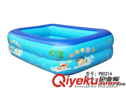 充氣泳池 夏日寶貝PD0214加厚充氣嬰幼兒長方游泳池210*150*60cm新款加大