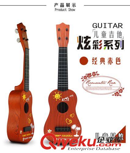 爆款專區(qū) 仿真吉他 兒童音樂早教吉他 兒童樂器玩具益智早教批發(fā) 送禮佳品原始圖片2