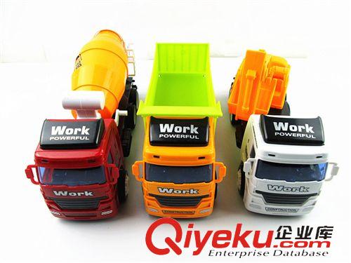 爆款專區(qū) 新款卡通慣性車工程車隊(duì)防真車兒童玩具車挖掘車攪拌車益智玩具原始圖片2