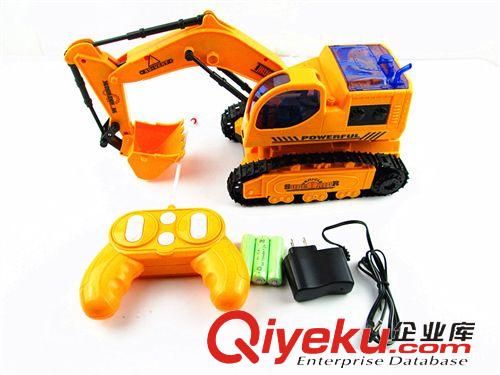 爆款專區(qū) 2014新款6通道線控工程車遙控挖掘機玩具車遙控挖土機 兒童玩具原始圖片3
