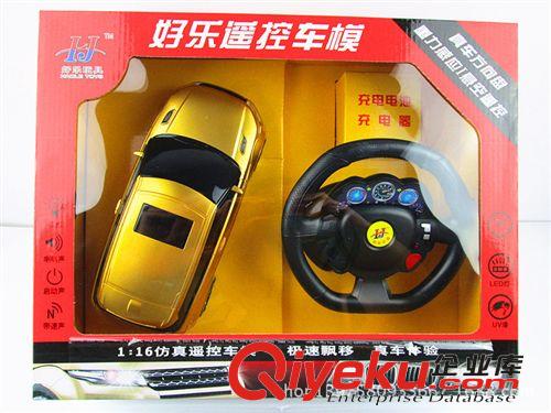 遙控系列 超大方向盤遙控車充電遙控汽車1：16兒童玩具車男孩遙控賽車模型原始圖片3