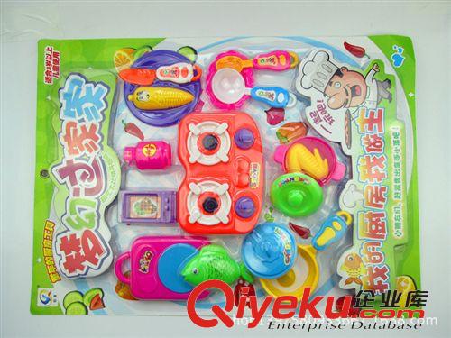 流行吊板類玩具 供應過家家廚房玩具套裝 兒童過家家寶寶玩具廚具餐具18件套原始圖片3