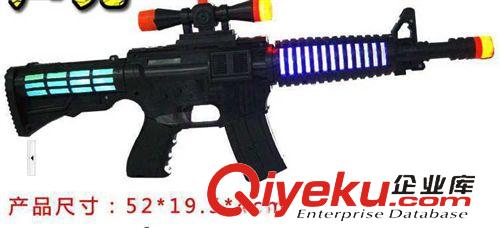 電動(dòng)玩具 電動(dòng)玩具槍批發(fā)地灘貨AK-47突擊步槍燈光音樂(lè)沖擊槍沖鋒槍批發(fā)原始圖片2
