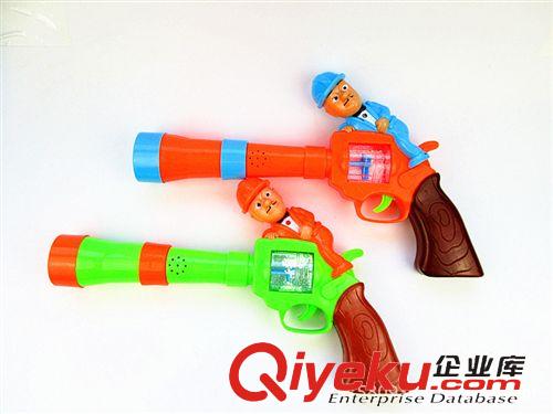 電動玩具 供應熊出沒語音雪花槍燈光音樂帶投影功能35厘米左輪雪花sq原始圖片3