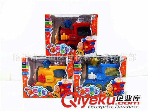 電動玩具 新款萬向輪夢幻旋轉(zhuǎn)燈光音樂電動托馬斯小火車頭兒童電動火車玩具原始圖片2
