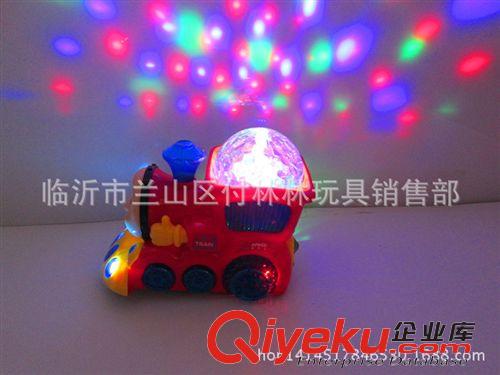 電動玩具 新款萬向輪夢幻旋轉(zhuǎn)燈光音樂電動托馬斯小火車頭兒童電動火車玩具原始圖片3