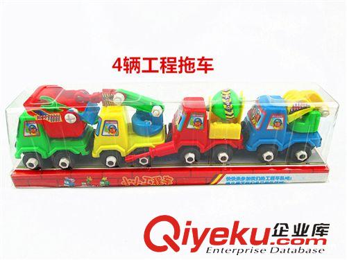 慣性車 兒童慣性玩具車工程拖車4輛 特種運輸工程車大號小孩玩具汽車批發原始圖片2