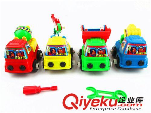慣性車 兒童慣性玩具車工程拖車4輛 特種運輸工程車大號小孩玩具汽車批發原始圖片3