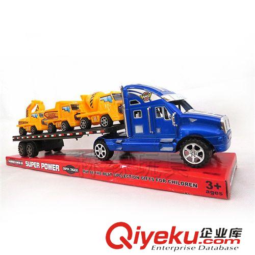 慣性車 大型運(yùn)輸工程車模型 兒童益智玩具車 組合套裝工程車 玩具批發(fā)原始圖片3