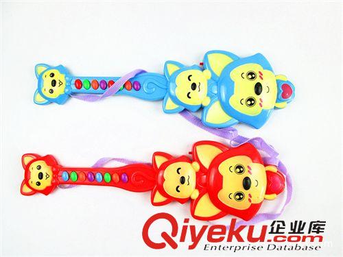 兒童吉他 卡通音樂吉他貍子桃子電子吉他 新奇特貨源兒童電子琴玩具琴批發原始圖片2
