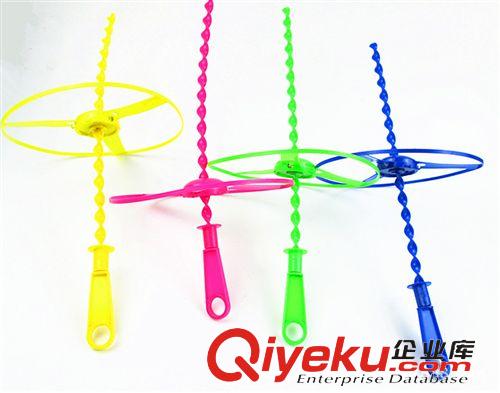 閃光玩具 新款發光竹蜻蜓飛天仙子飛天輪手推閃光飛碟夜市擺攤地攤熱賣玩具原始圖片3