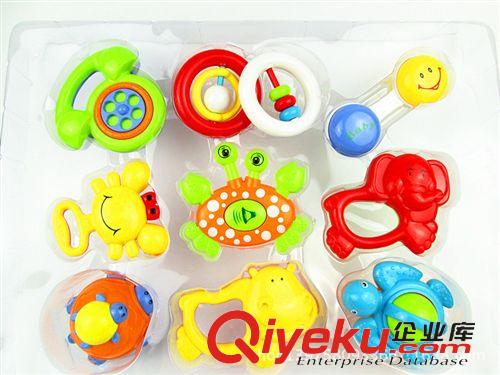 嬰兒搖鈴 嬰兒玩具 0-1歲搖鈴益智玩具 新生兒寶寶玩具 嬰幼兒手搖鈴10件套