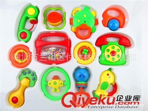 嬰兒搖鈴 批發嬰兒玩具0-1歲手搖鈴 新生兒寶寶益智搖鈴玩具套裝12件套原始圖片3