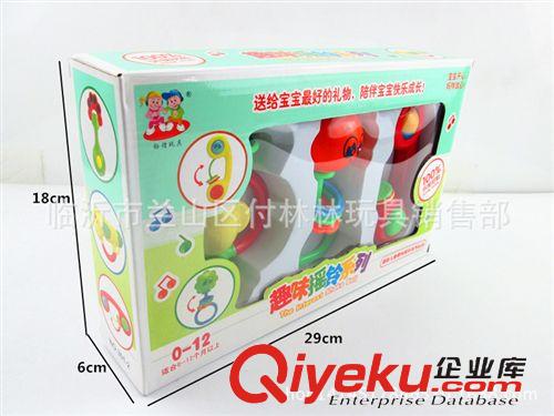 嬰兒搖鈴 批發兒童搖鈴套盒3件套 新生嬰兒早教玩具0-1歲益智玩具原始圖片2