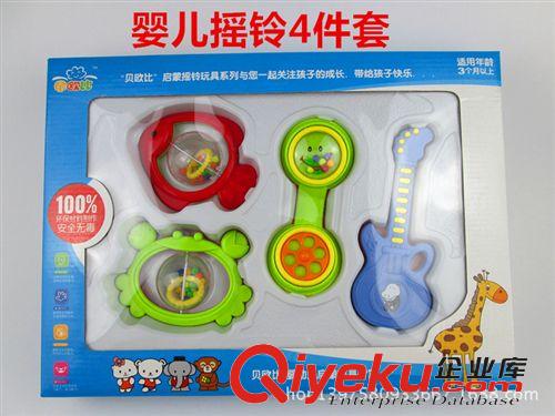 嬰兒搖鈴 嬰兒玩具 0-1歲搖鈴益智玩具 新生兒寶寶玩具 嬰幼兒手搖鈴4件套