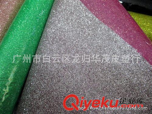 人造革 巴黎鉆石人造革金蔥粉PVC 皮革面料珠光粉裝飾亮片舞臺裝飾原始圖片3