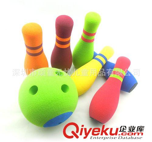 球類玩具 義烏幼教用品批發(fā) 兒童五彩保齡球玩具 環(huán)保無味原始圖片3