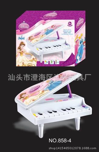 益智玩具 廠家直銷 858-2 玩具電子鋼琴  海綿寶寶 卡通鋼琴