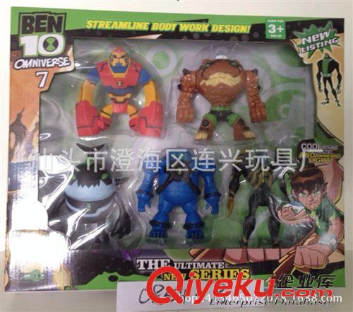 BEN 10 少年駭客 第七代 BEN 10 地球保衛(wèi)者 少年駭客 公仔 怪獸 DIY 手辦原始圖片2