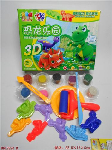 DIY彩泥 3D創(chuàng)意仿真DIY彩泥空氣粘土套裝 廠家直銷  3C認(rèn)證環(huán)保安全無(wú)毒原始圖片2