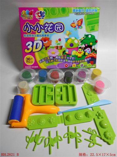 DIY彩泥 3D創(chuàng)意仿真DIY彩泥空氣粘土套裝 廠家直銷  3C認(rèn)證環(huán)保安全無(wú)毒原始圖片3