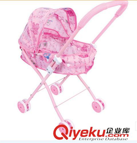 其他過家家玩具 加厚加寬環(huán)保嬰兒平躺小推車女孩過家家音樂玩具混批兒童學(xué)步車原始圖片2