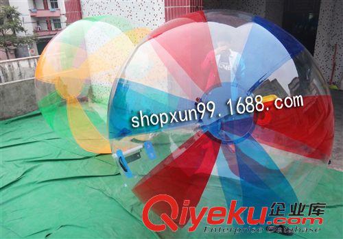 水上步行球 【廠家熱銷】彩色水上球 悠波球 步行球 德國進(jìn)口拉鏈原始圖片2