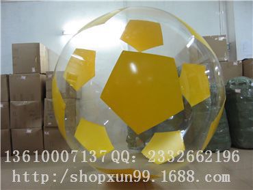 水上足球 【廠家供應(yīng)】充氣步行球、彩色水上步行球、德國(guó)進(jìn)口拉鏈、批發(fā)原始圖片2