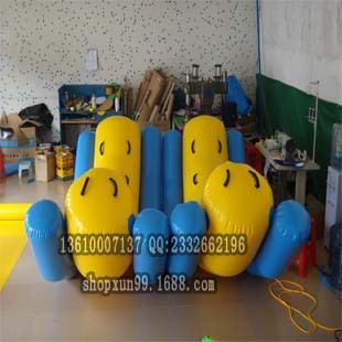 水上蹺翹板 【熱銷精品】水上蹺蹺板、水上閉氣產品、充氣水上玩具，水上樂園原始圖片3