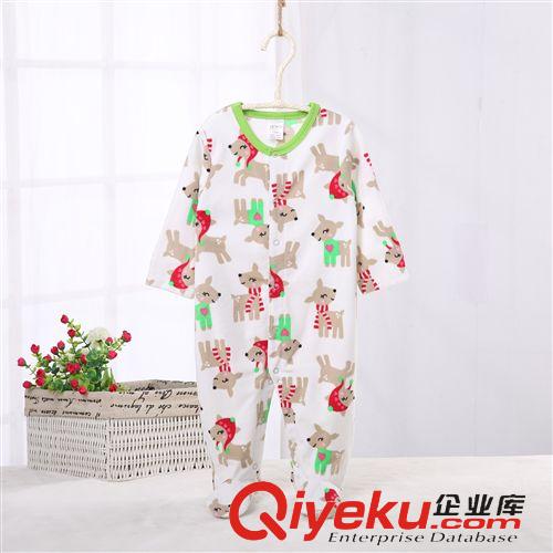 服裝專區(qū) 外貿(mào)新款搖粒絨長爬 嬰兒男女寶寶保暖爬服連體哈衣原始圖片3