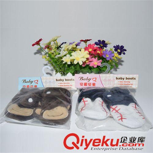 配飾專區(qū) 廠家直銷外貿(mào)出口天鵝絨嬰兒鞋子 防滑 短靴 造型鞋子 學(xué)步鞋原始圖片3