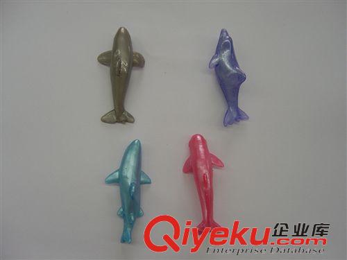 新奇特仿真動(dòng)物玩具 可拉扯海洋動(dòng)物/塑膠環(huán)保海豚玩具/新奇玩具原始圖片2