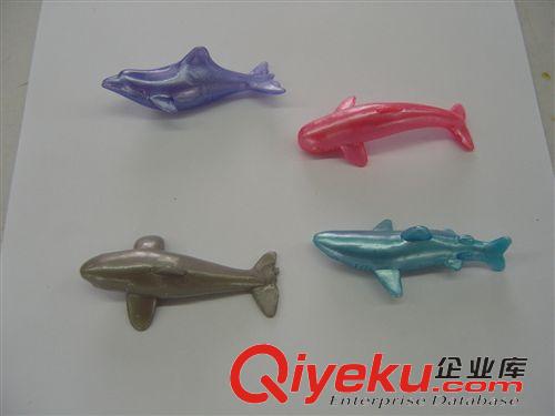 新奇特仿真動(dòng)物玩具 可拉扯海洋動(dòng)物/塑膠環(huán)保海豚玩具/新奇玩具原始圖片3