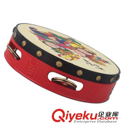嬰兒生活用具 中國風 如意吉祥 早教嬰兒兒童 手拍鼓 舞蹈鼓 吉祥圖案 樂器玩具原始圖片3