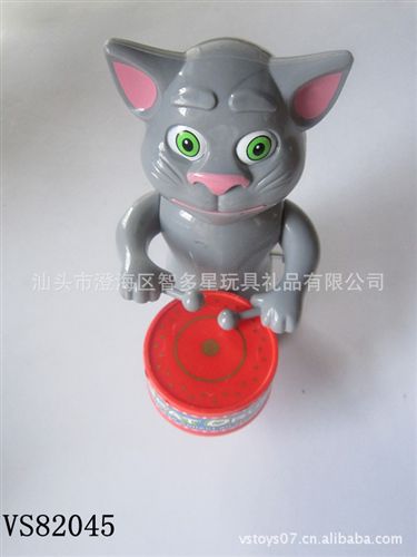 最暢銷新品跑江湖時貨 地攤江湖暢銷發(fā)條熊出沒打鼓玩具 上鏈熊大 熊二 光頭強兒童玩具原始圖片2