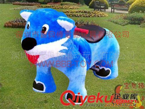 毛絨動物電動玩具車 毛絨玩具電瓶車-小貓咪（紅色）,小本創業賺錢機器原始圖片2