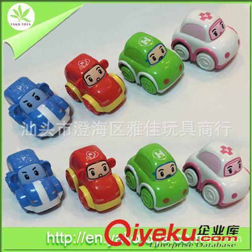 慣性產(chǎn)品 韓國ROBOCAR POLI Q版變形機(jī)器人卡通慣性車 珀利警車